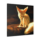 Fennec Fox Impressionism - Canvas