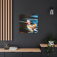 "Mandarin Ducks in Deco" - Canvas