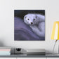 Ermine in Moonlight - Canvas