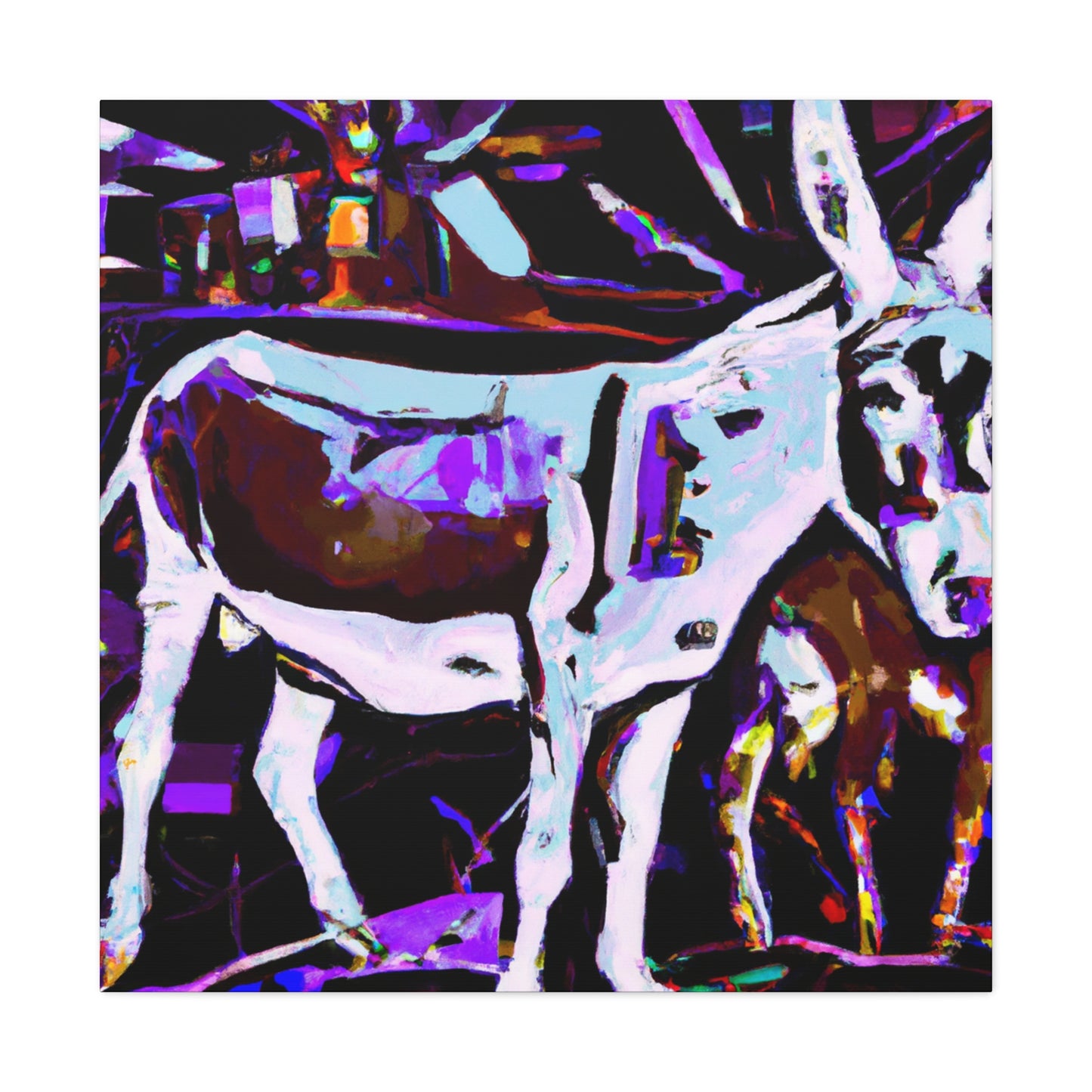 Donkey's Expressionistic Dream - Canvas