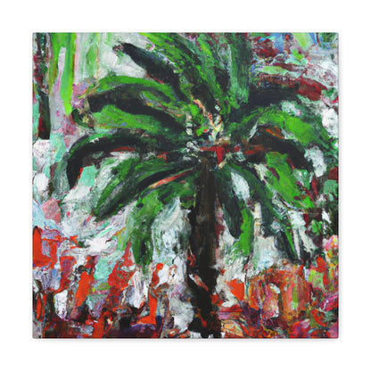 Palm Tree Paradise Scene - Canvas