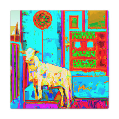 Sheep in Deco Style - Canvas