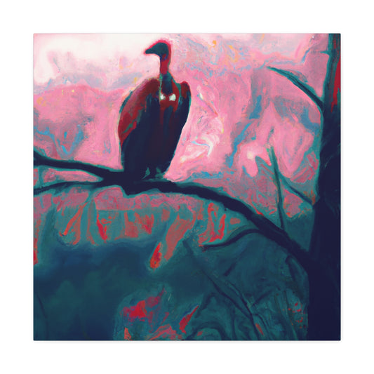 Vulture's Perched Form - Canvas