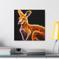 Kangaroo in Starlight - Canvas