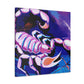 "Scorpion in Art Deco" - Canvas