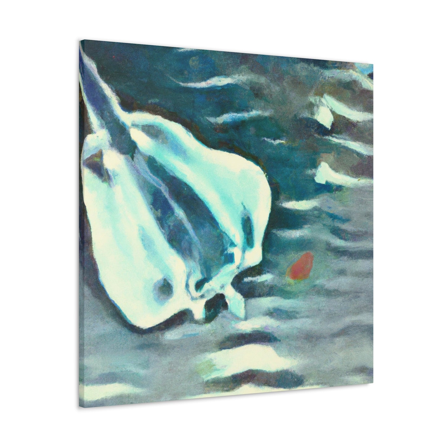 "Stingray in Expressionism" - Canvas