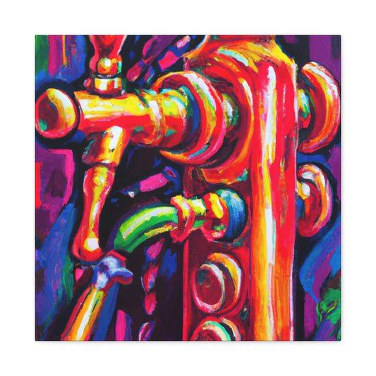 "Bar Tap Hues Vibrant" - Canvas