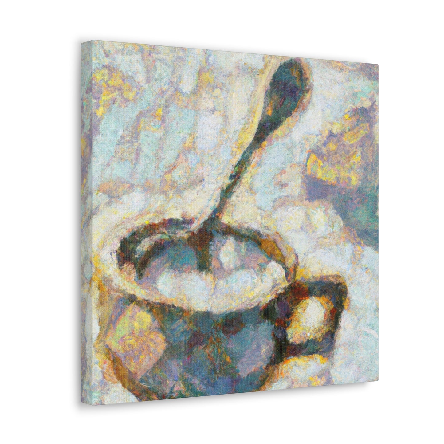 "Coffee Cup Impressionism" - Canvas