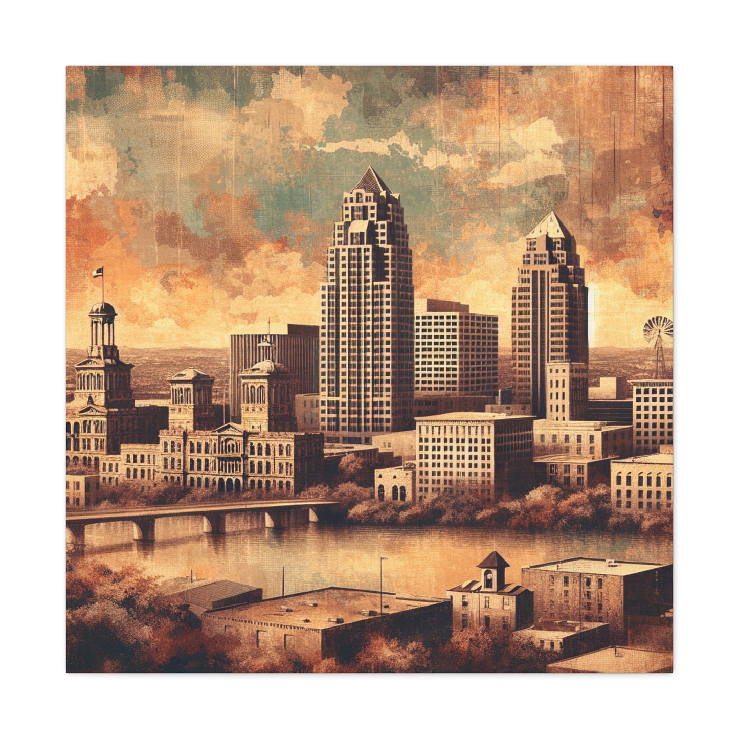 Steam City San Antonio - Canvas