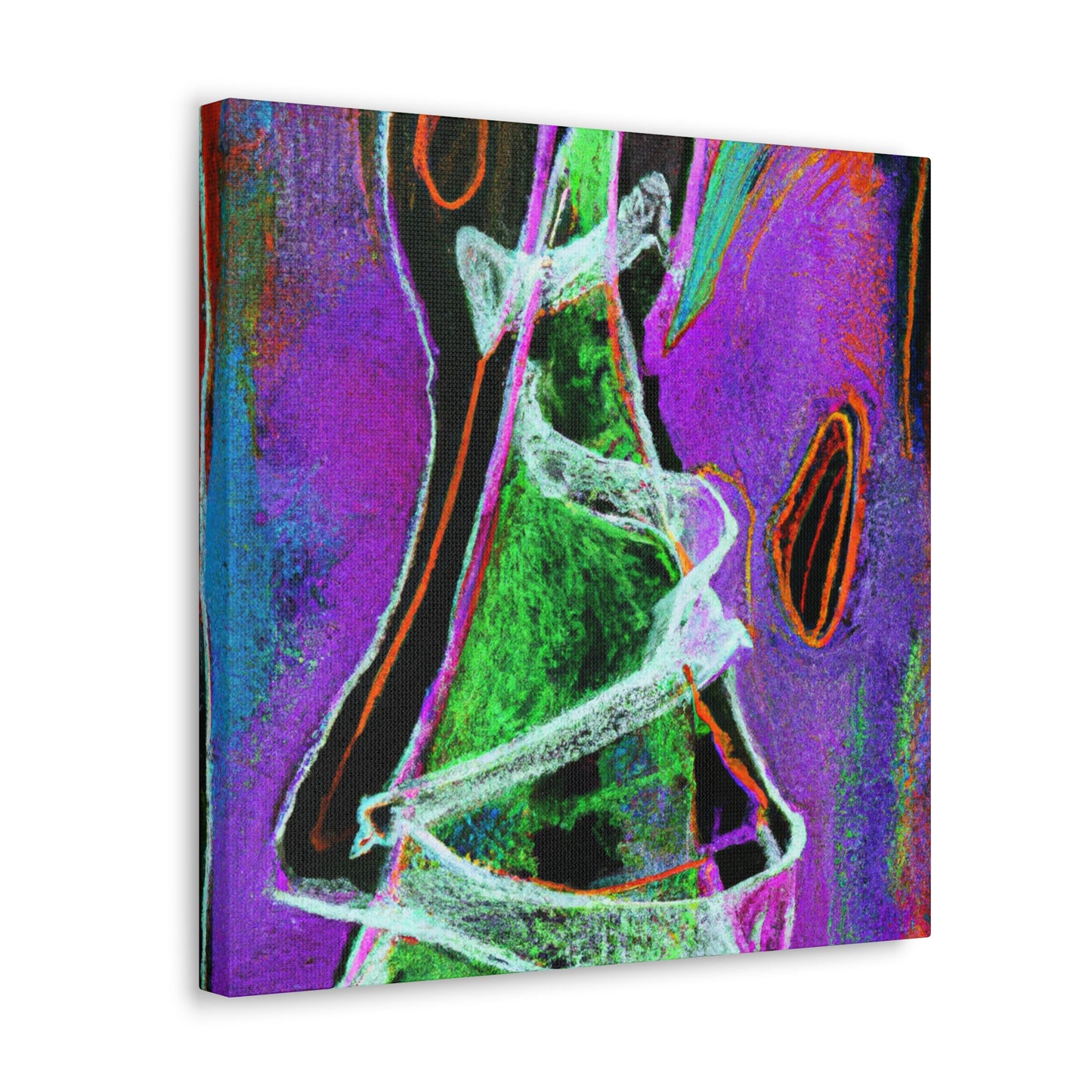 "Surreal Christmas Treefest" - Canvas