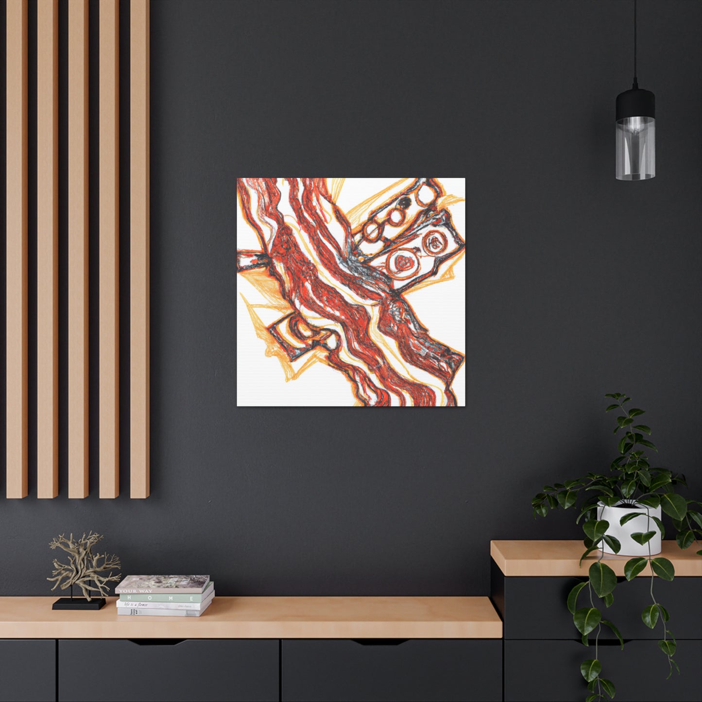 Bacon in a Cogwork - Canvas