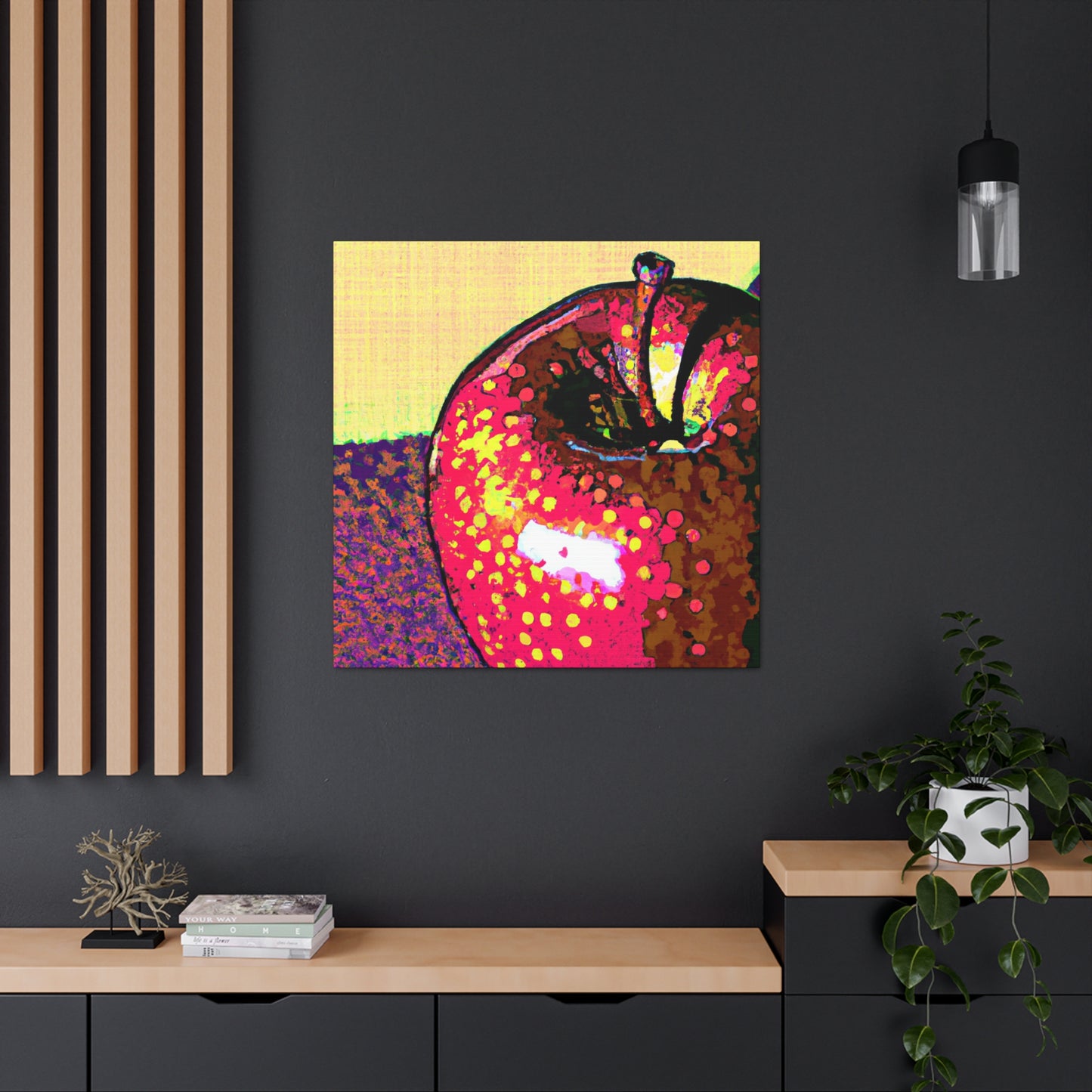 "Apple of Pop Art" - Canvas