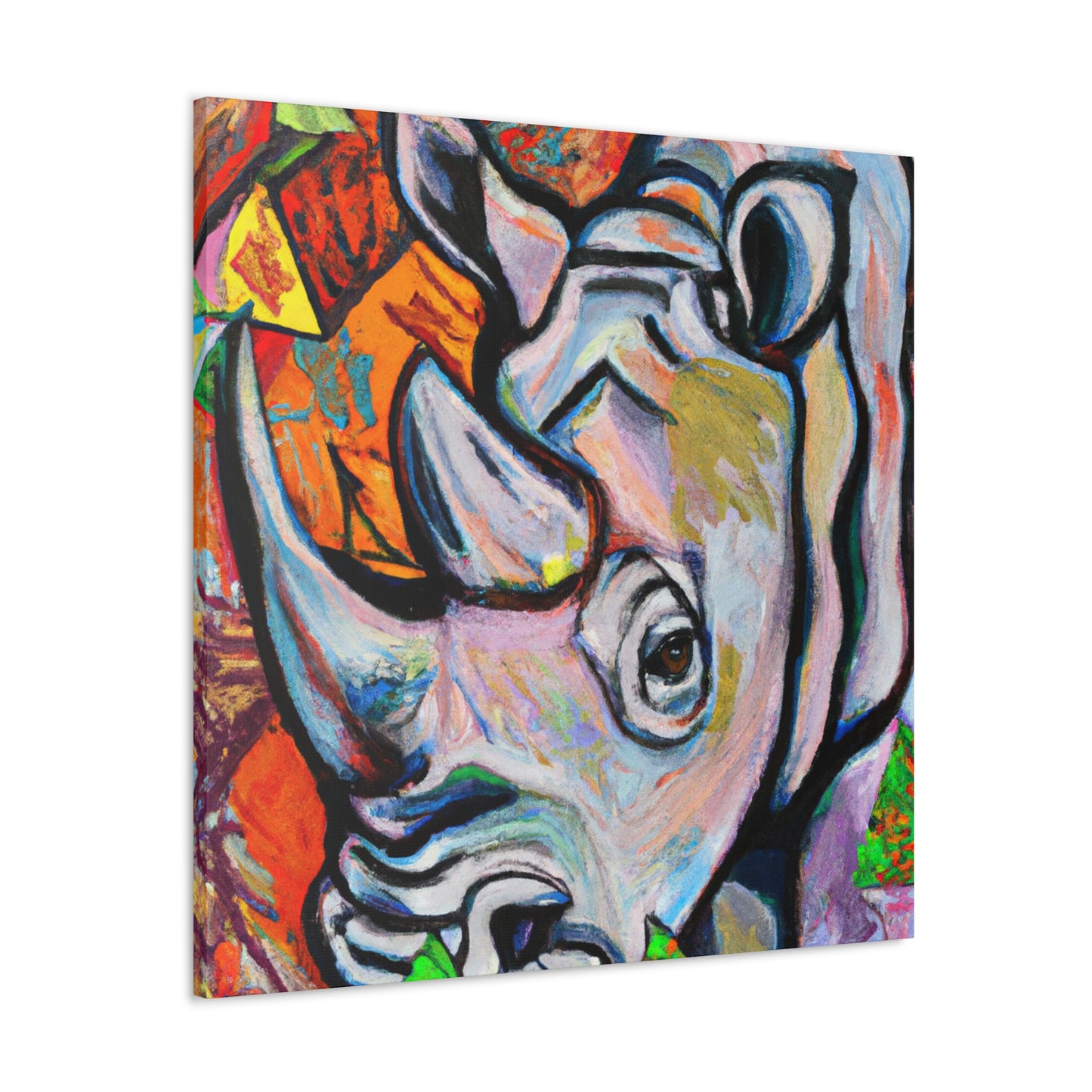 Rhinoceros Majestic Beauty - Canvas