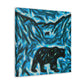 "Black Bear Abstracted" - Canvas