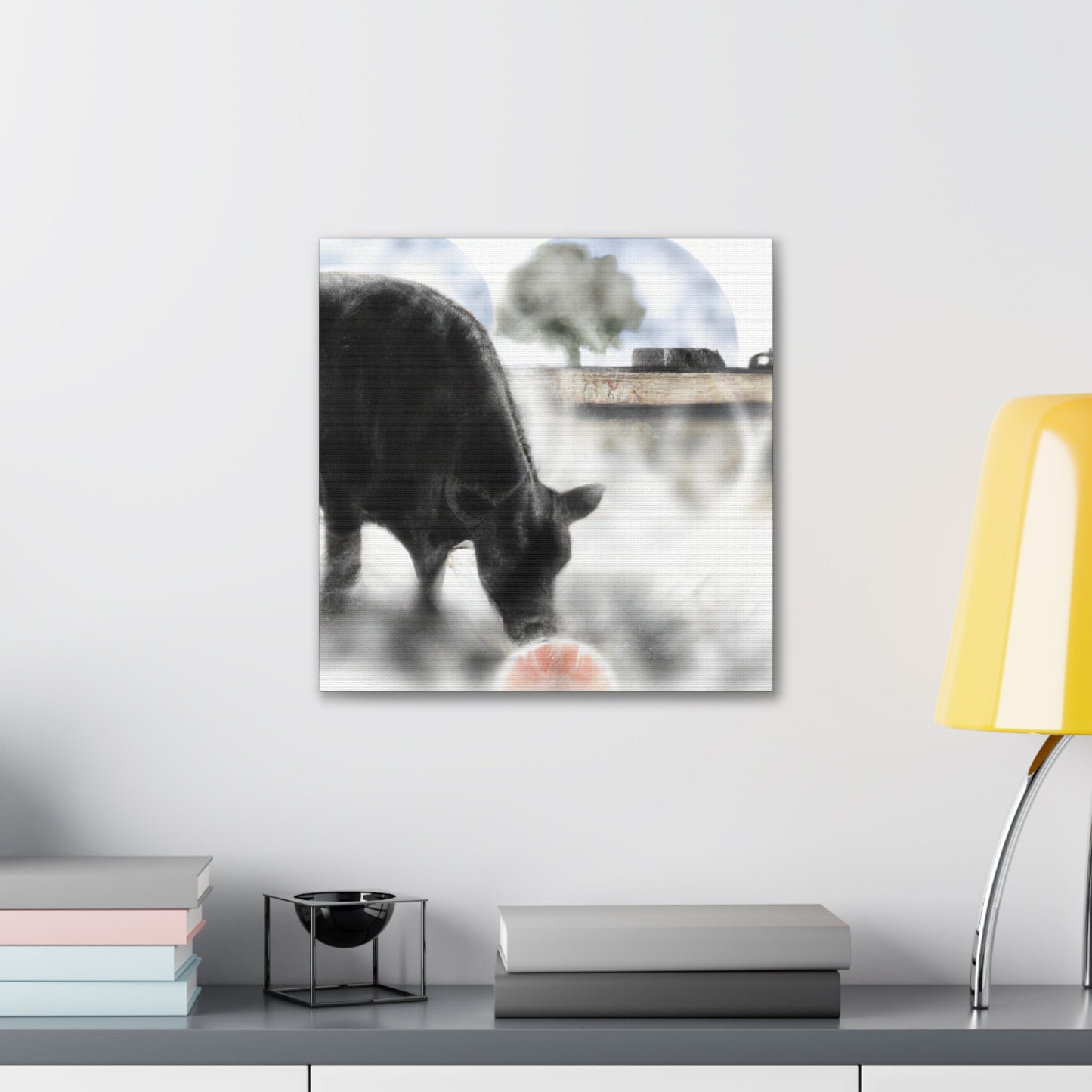 "Black Angus Truelife" - Canvas