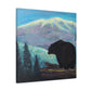 "The Black Bear Monolith" - Canvas