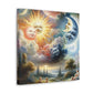 Gleaming Celestial Grins - Canvas