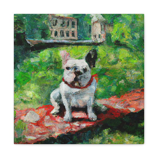 "The French Bulldog Portrait" - Canvas