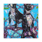 "Boston Terrier Charm Joy" - Canvas