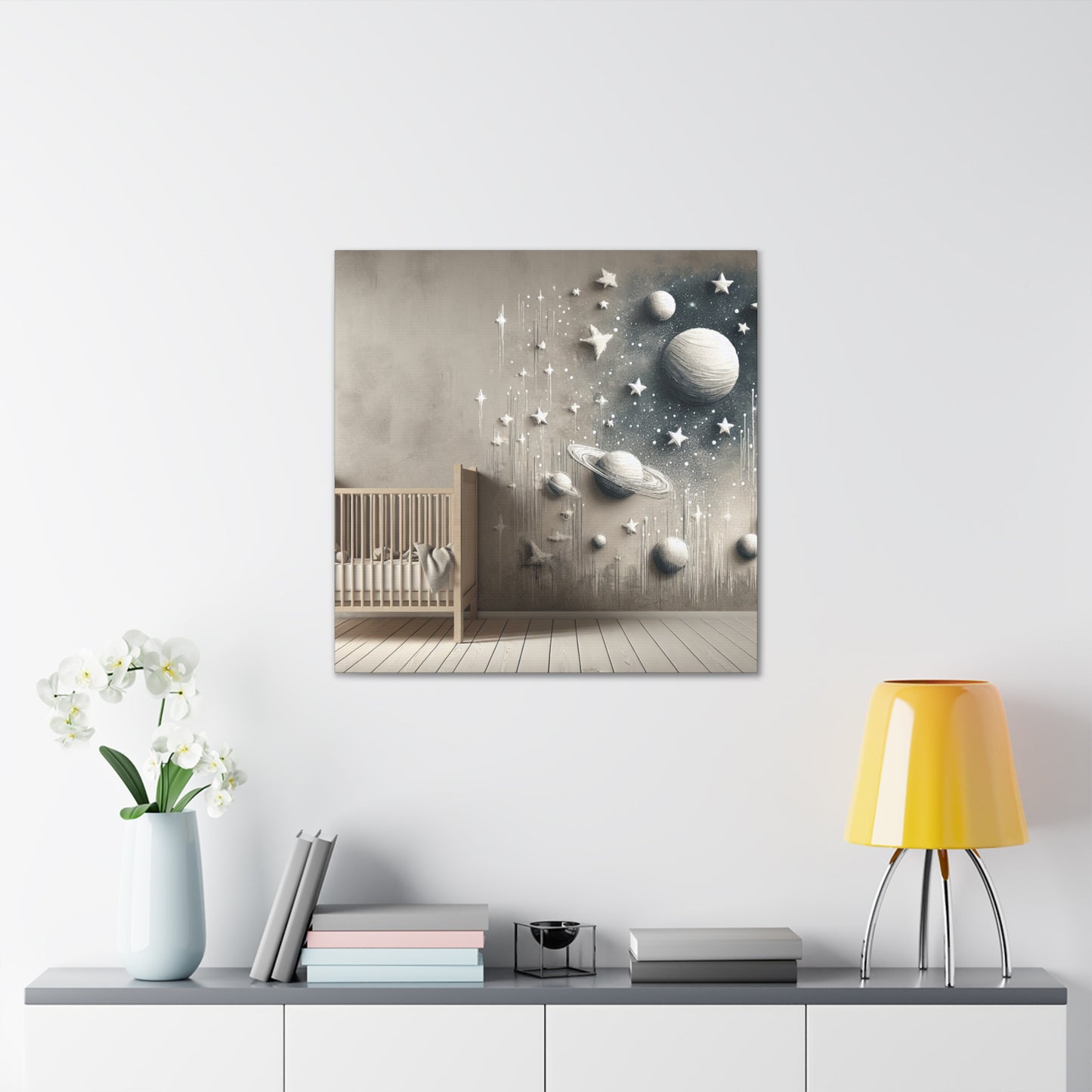 Cosmic Serenity Unveiled - Canvas