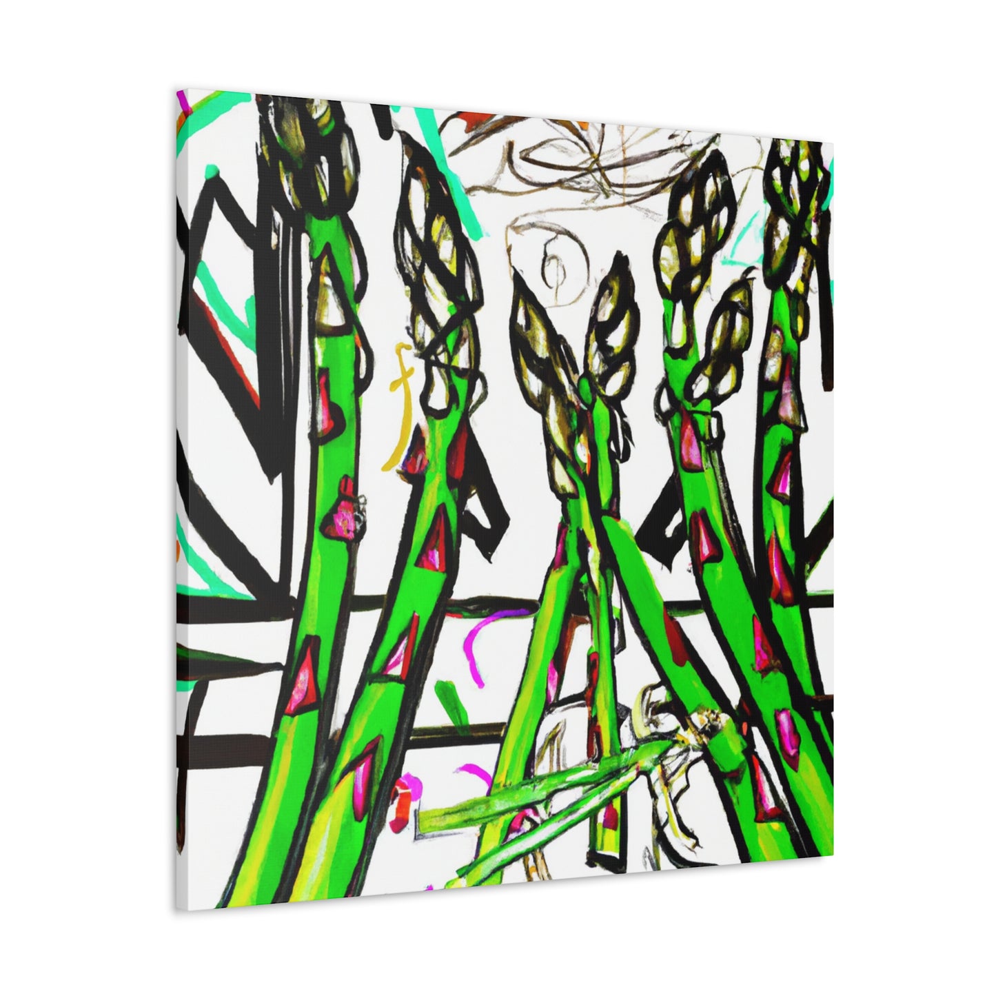 Asparagus Elegance Vision - Canvas