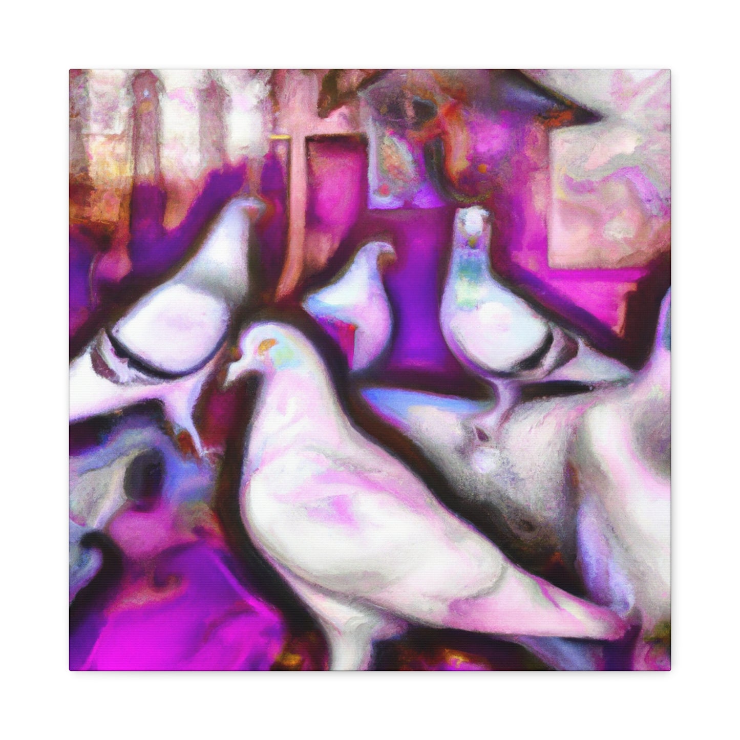 Pigeon in Twilight Gloom - Canvas