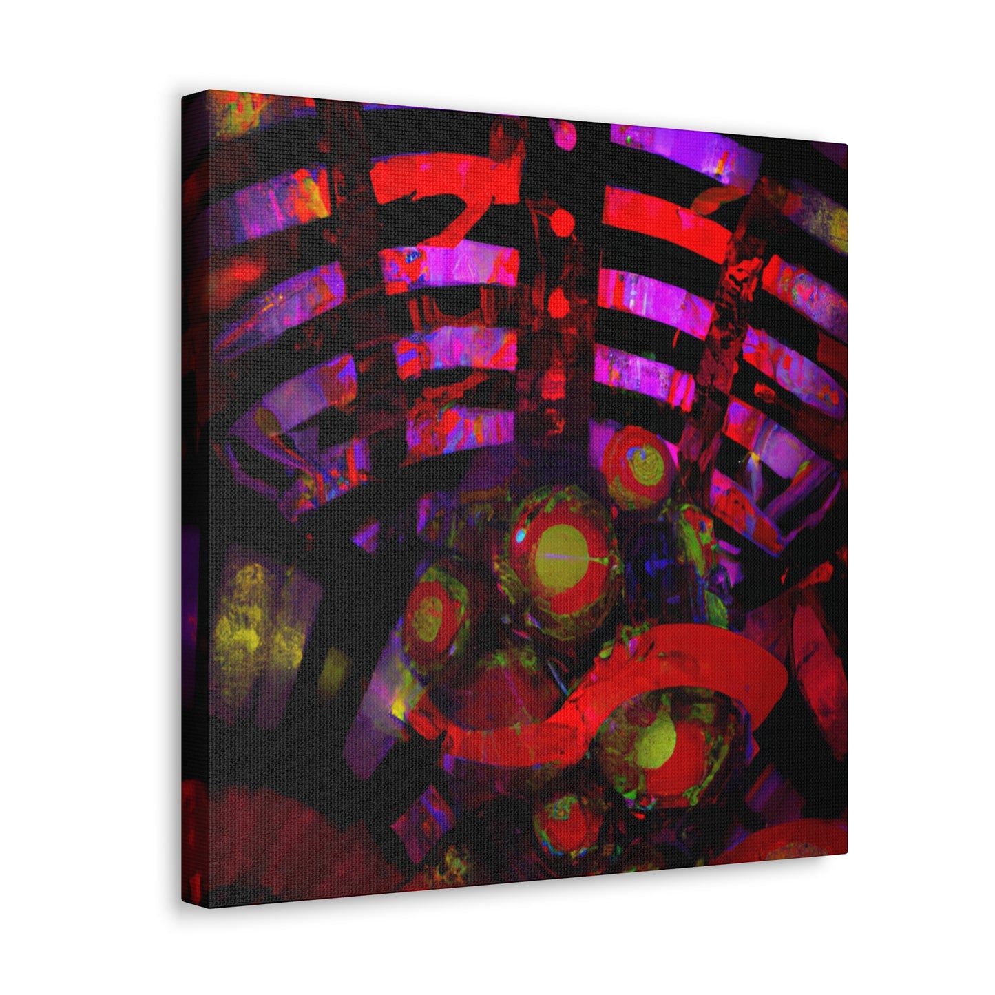 "Majestic Christmas Lights" - Canvas