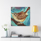 Carolina Wren Expressionism - Canvas