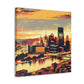 Steel City Dreamscape Dawn - Canvas