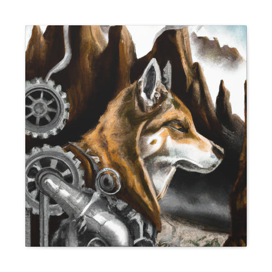 "Wolf of Steam Power" - Canvas