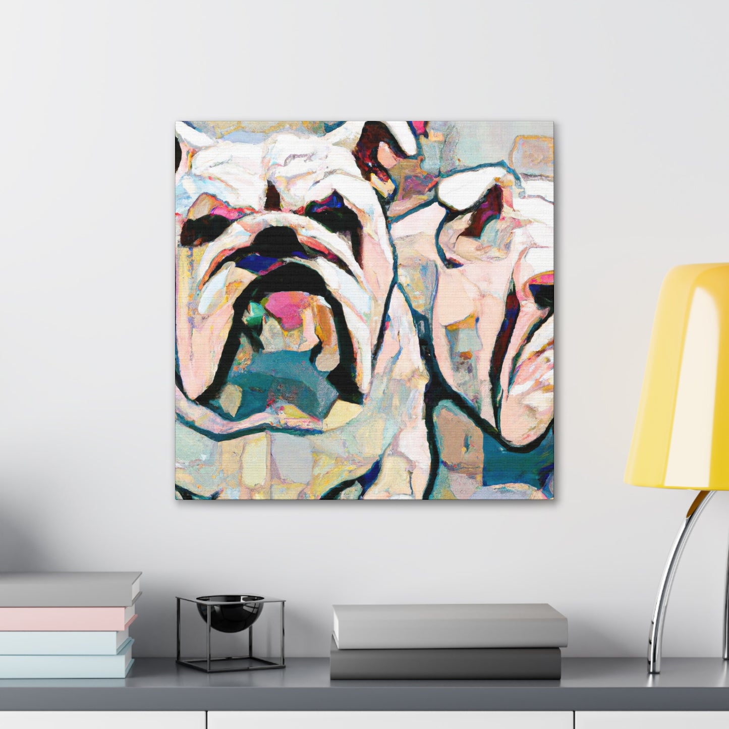 English Bulldog Majesty - Canvas