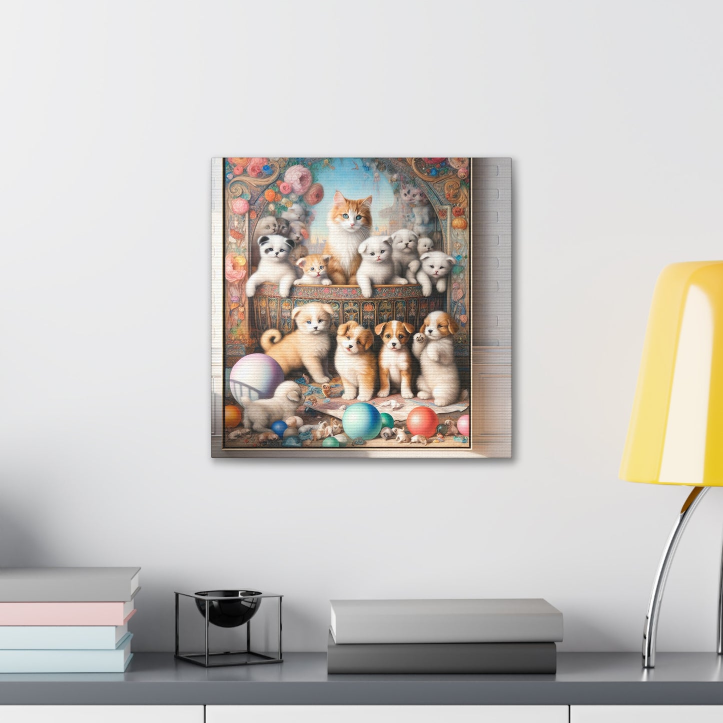 "Pawsome Pounce Parade" - Canvas