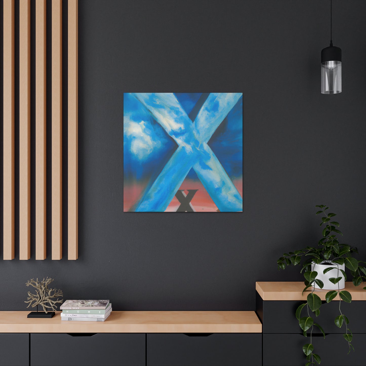 X Unveiled in Dreams - Canvas