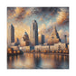 "Serenity Amidst Urban Splendor" - Canvas