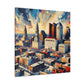 "The Vibrant Urban Odyssey" - Canvas