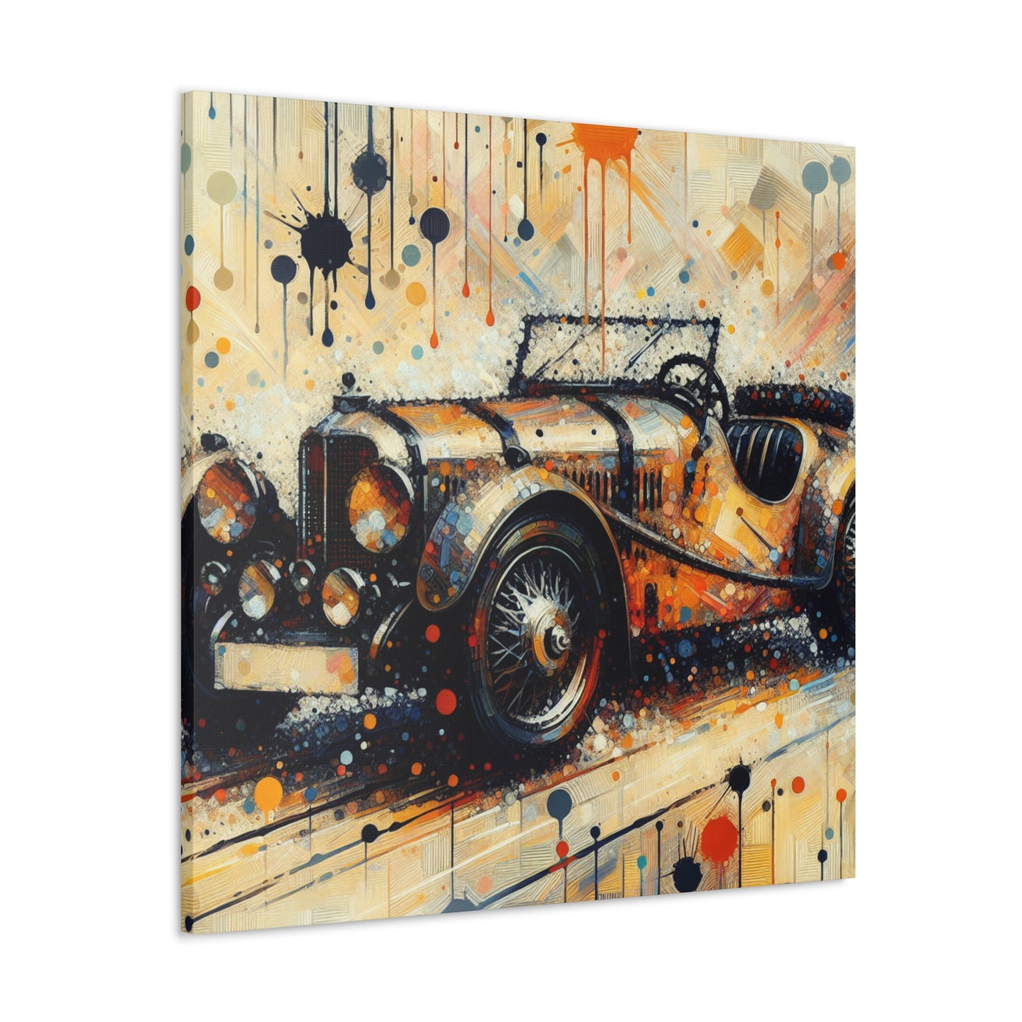 Racing Through Time - Canvas