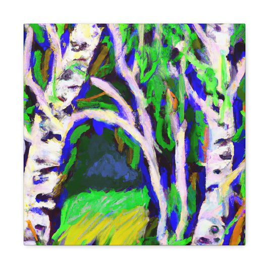 Birch Trees in Spring - Canvas