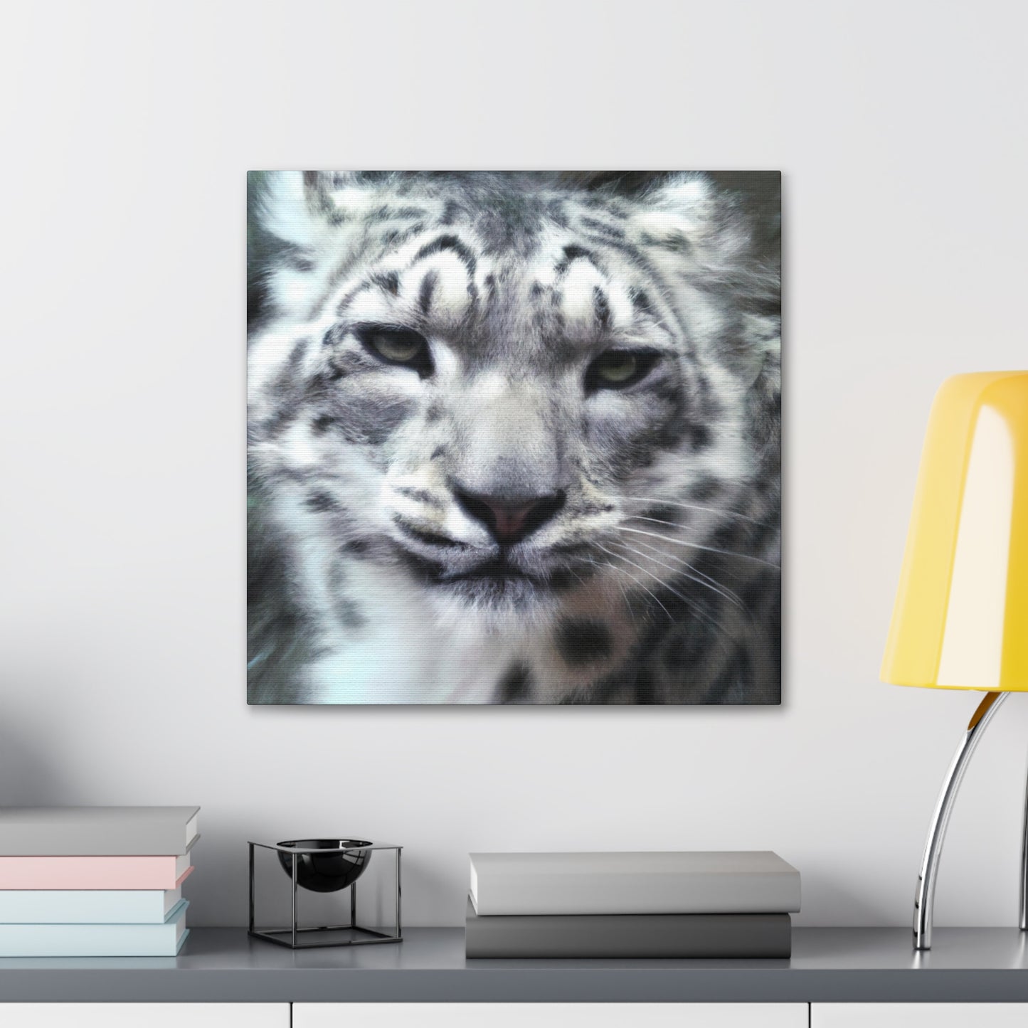 "Snow Leopard Impressionism" - Canvas