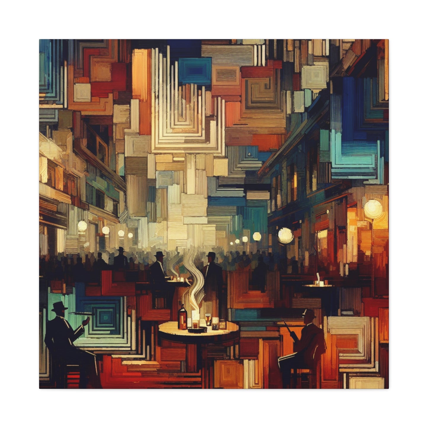 Smokey Lounge Nights - Canvas