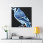 "Blue Jay in Realism" - Canvas