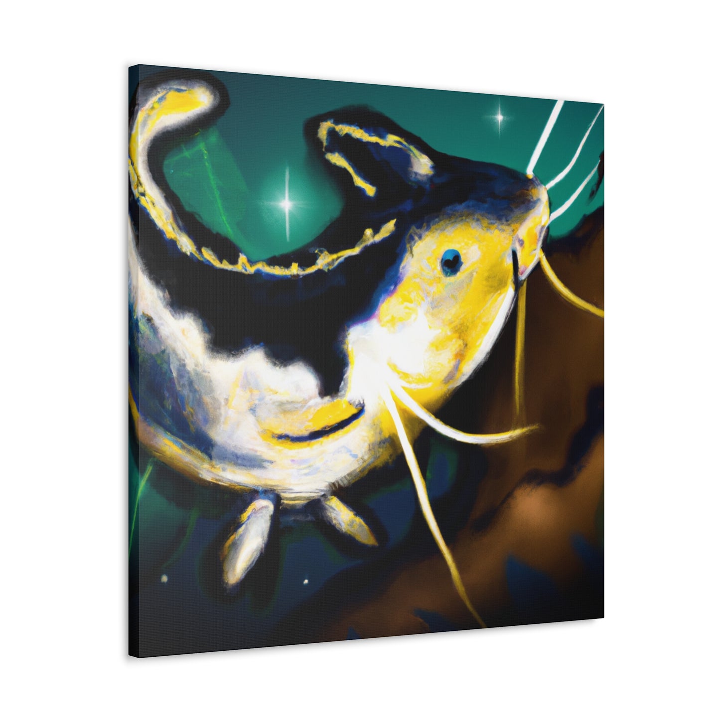 Catfish in Live Color - Canvas