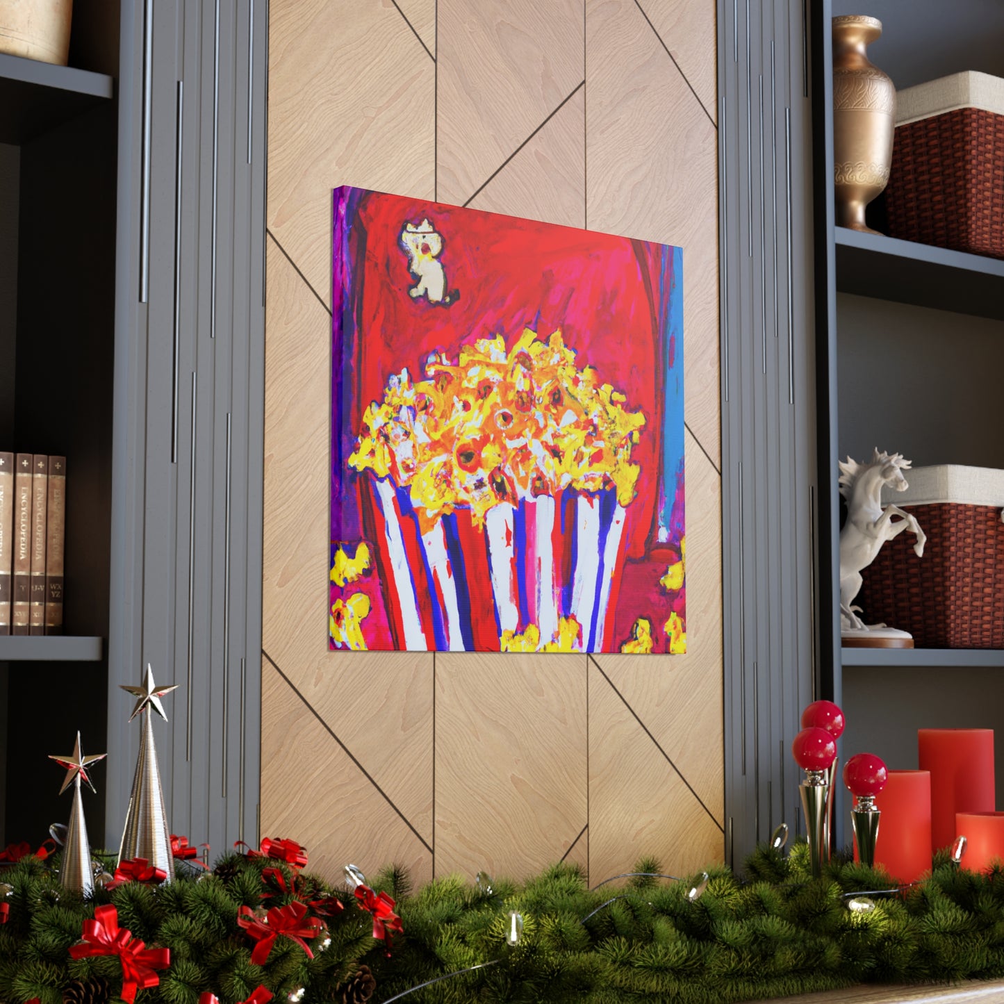 "Popcorn in Abstraction" - Canvas