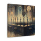 Ethereal Gilded Twilight - Canvas