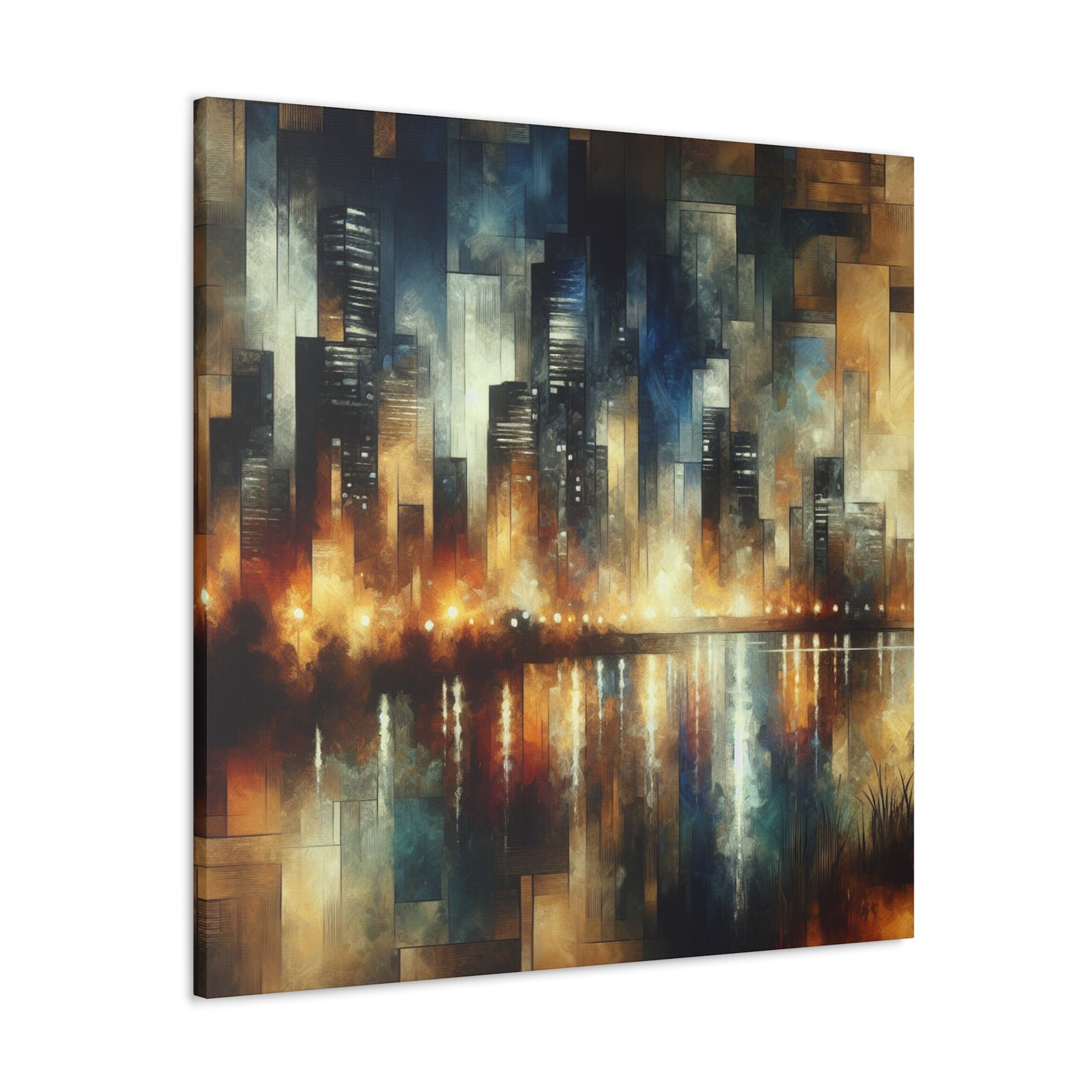 "Midnight Metropolis Movement" - Canvas