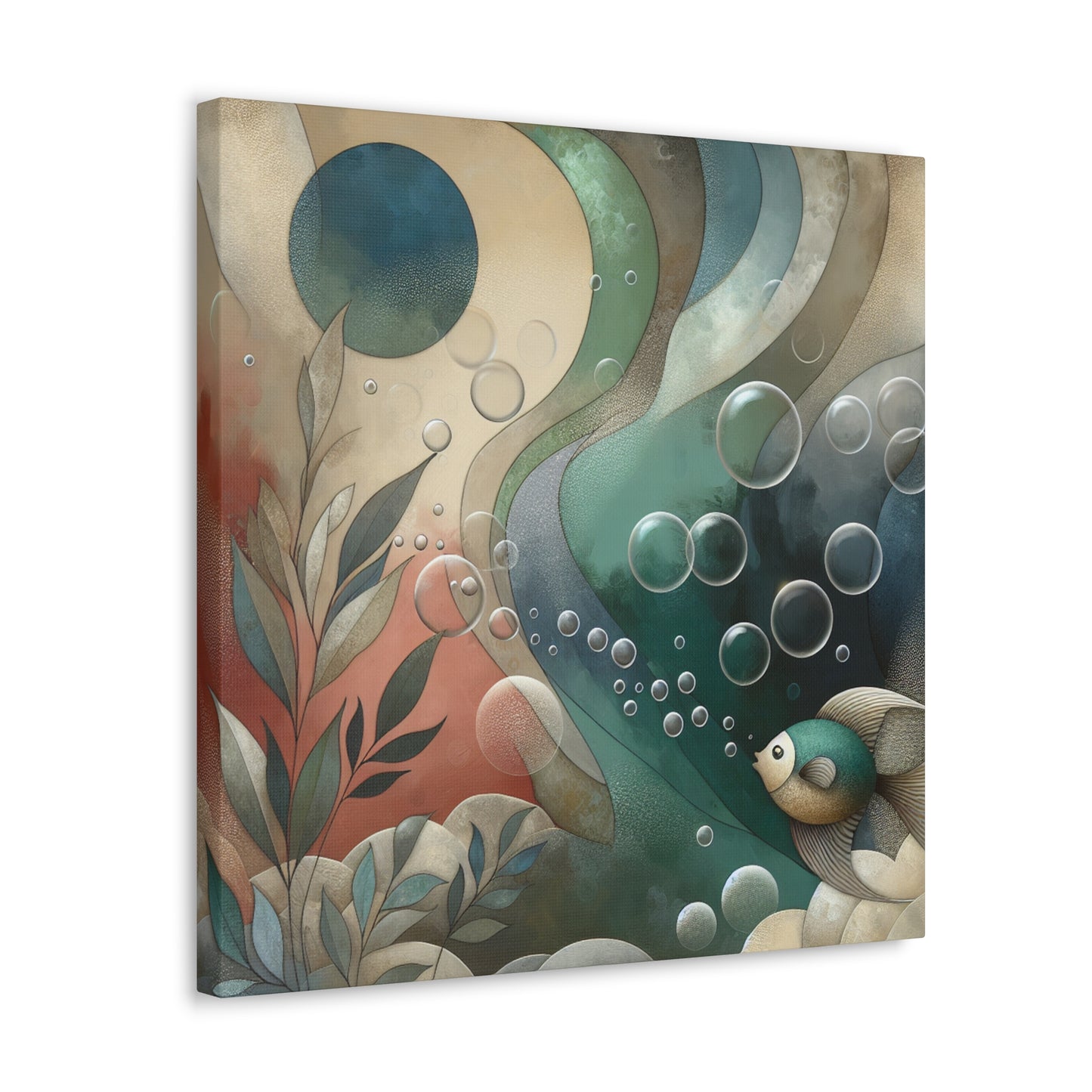 "Dreamy Aquatic Wonderland" - Canvas