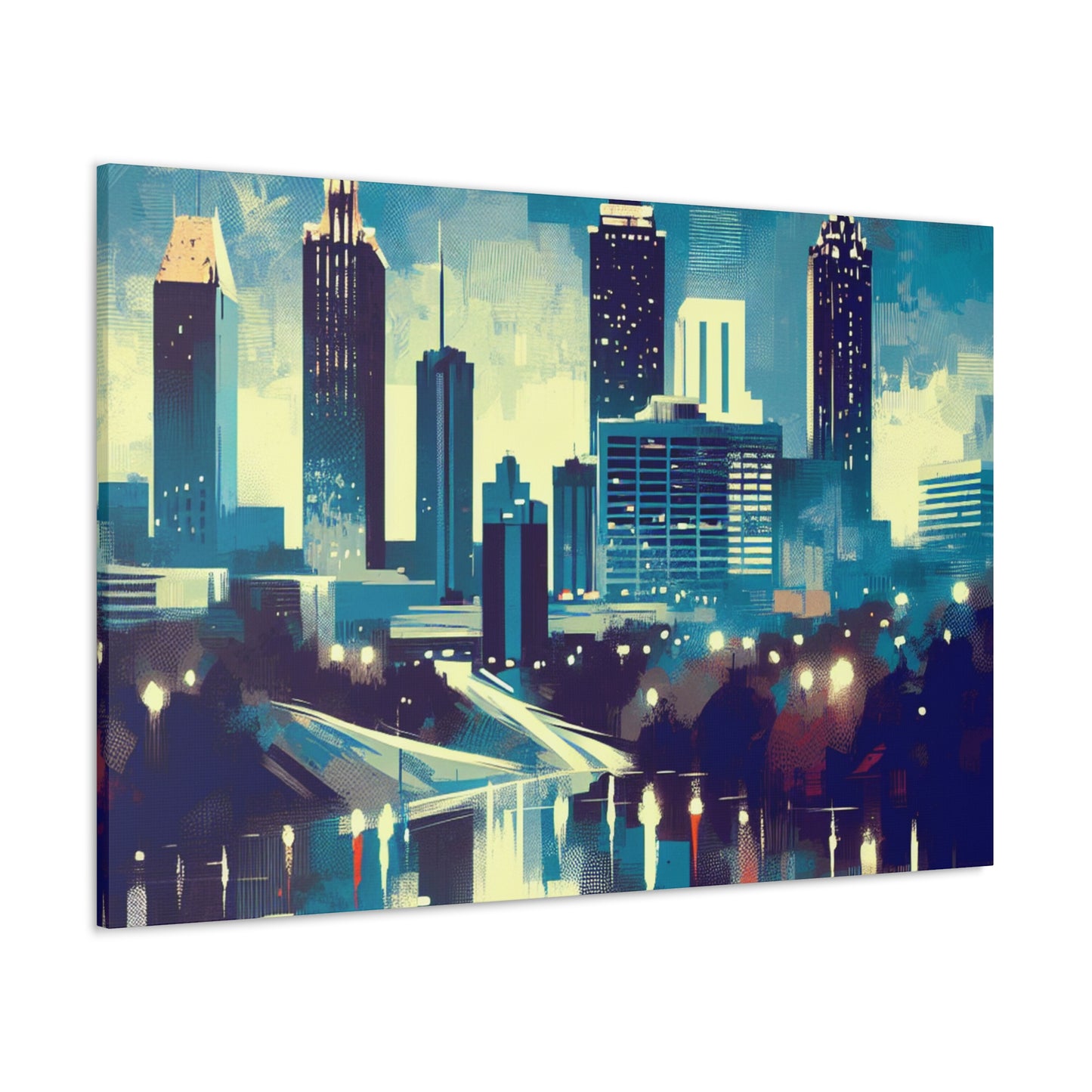 "Peach State Mural" - Canvas