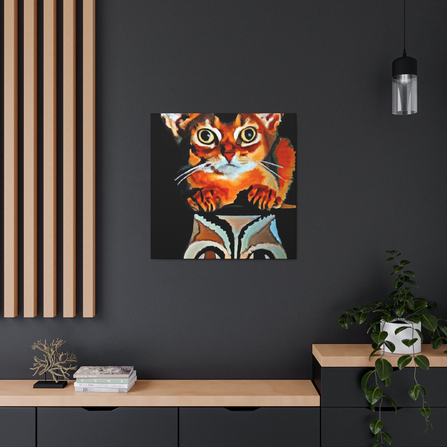 Abyssinian Abyss Mystery - Canvas