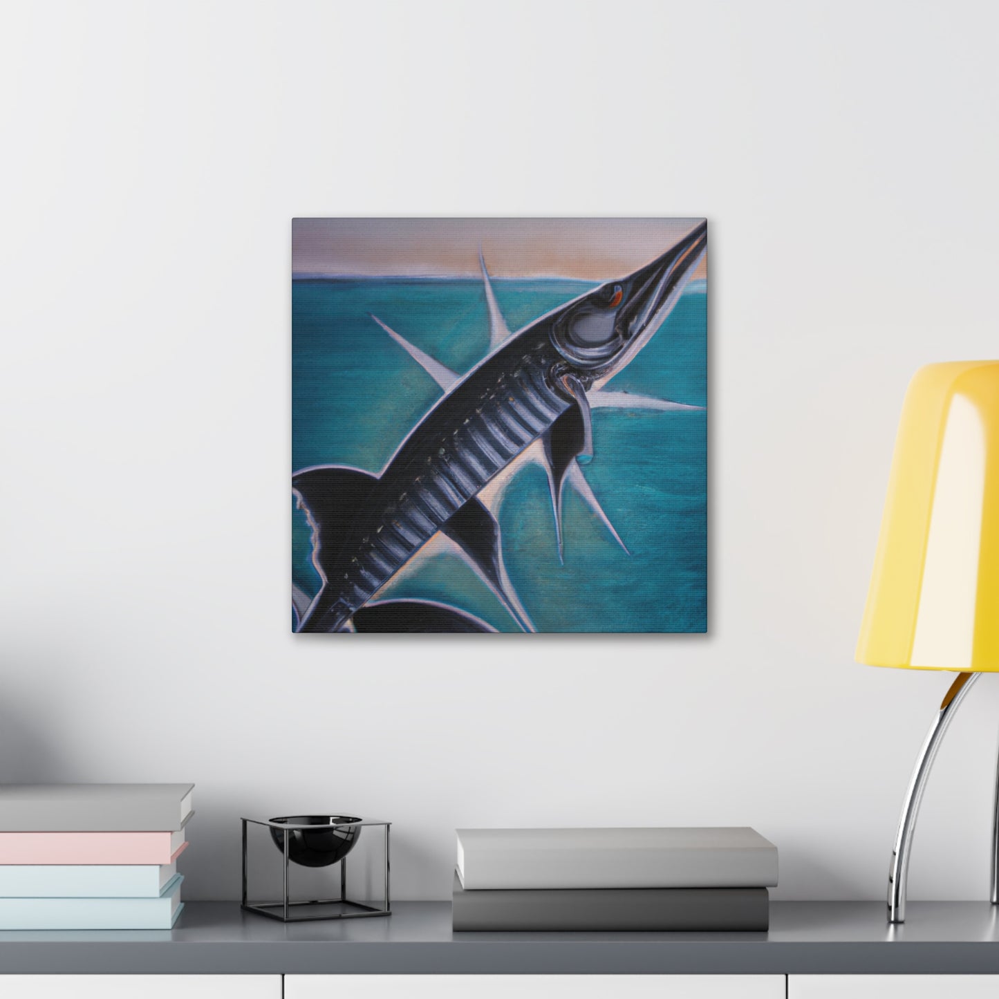 "Barracuda's Art Deco". - Canvas