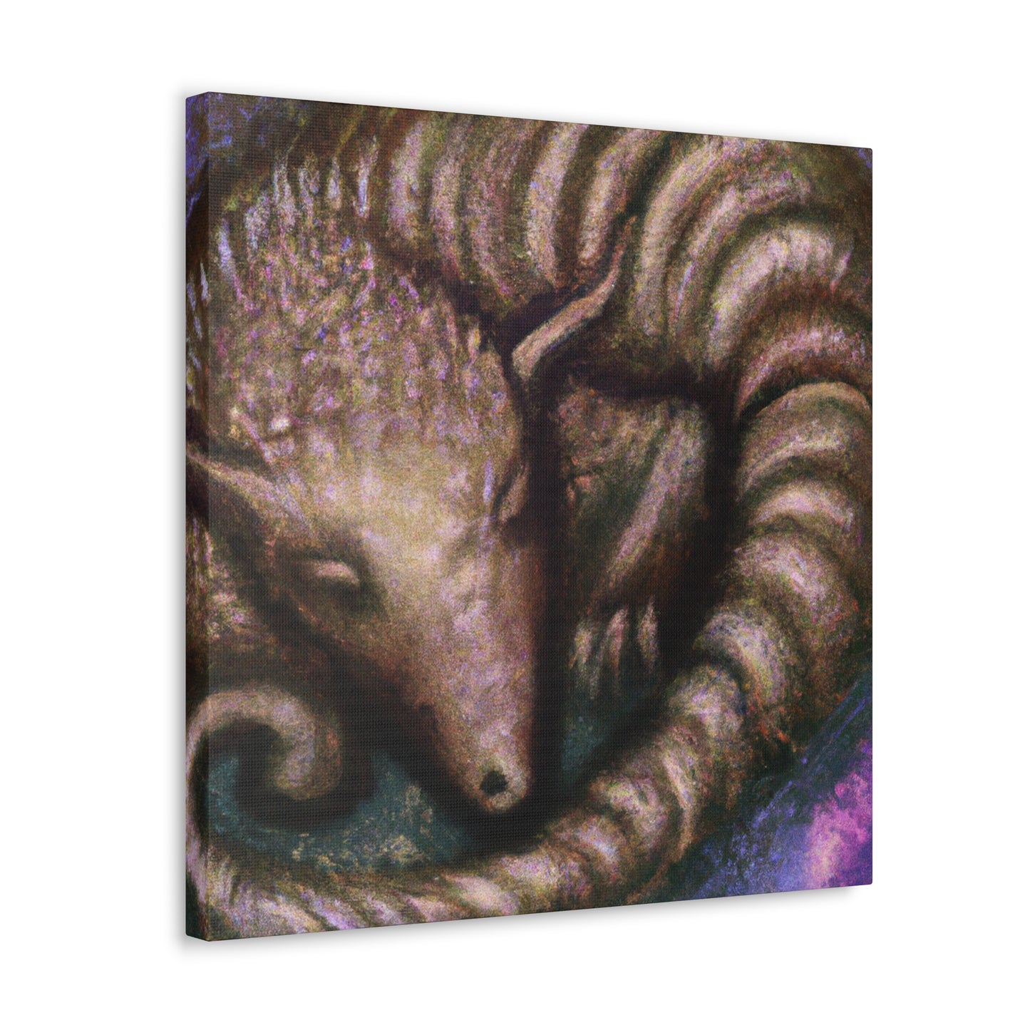 "Pangolin's Surreal Dream" - Canvas