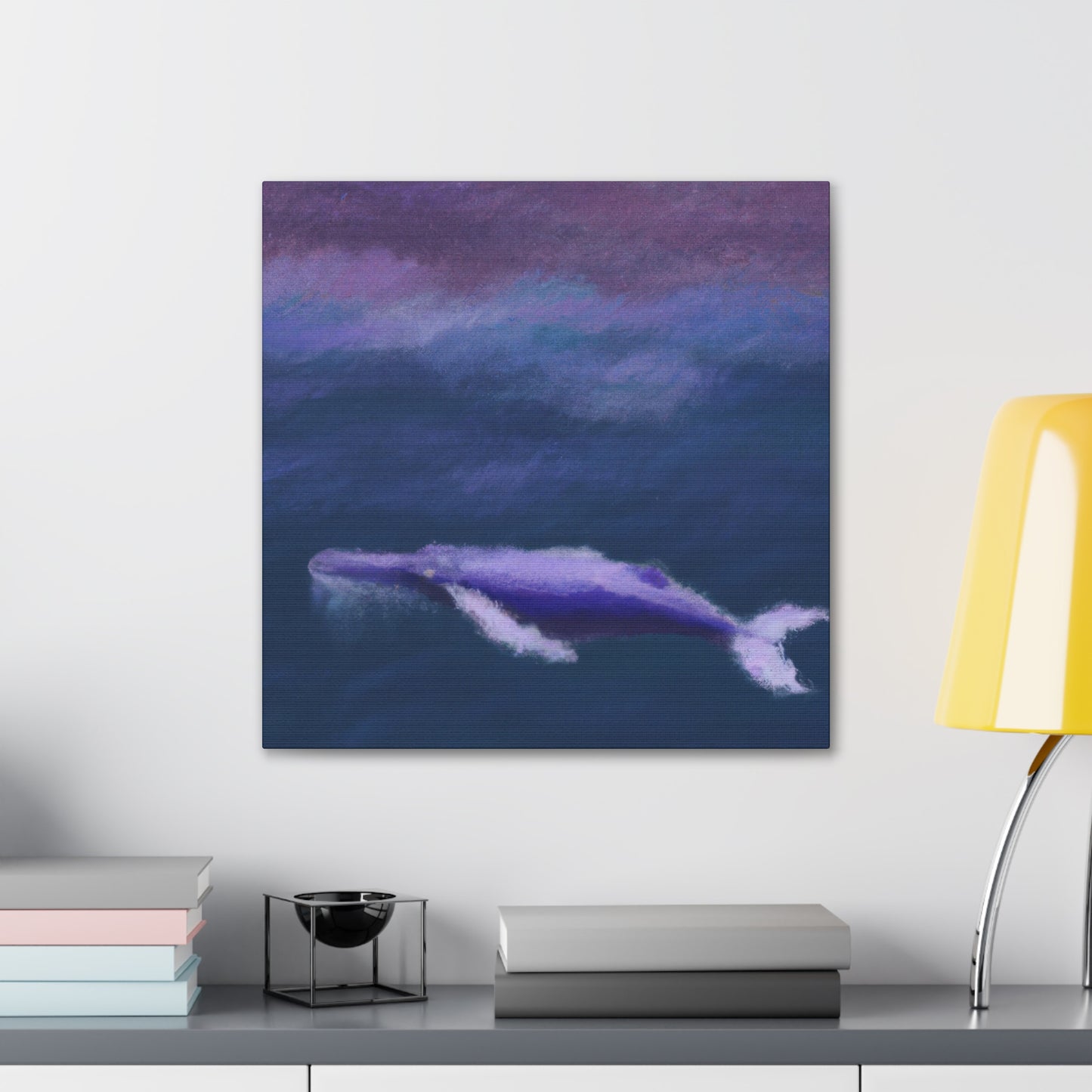 "Whale Amongst Reflections" - Canvas